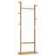 Portemanteaux en bois massif 23,6 * 11 * 70,8 po Protection de l'environnement solide Facile à assembler Belle peut être placée dans la chambre / entrée / salon (bois massif)-1833537316