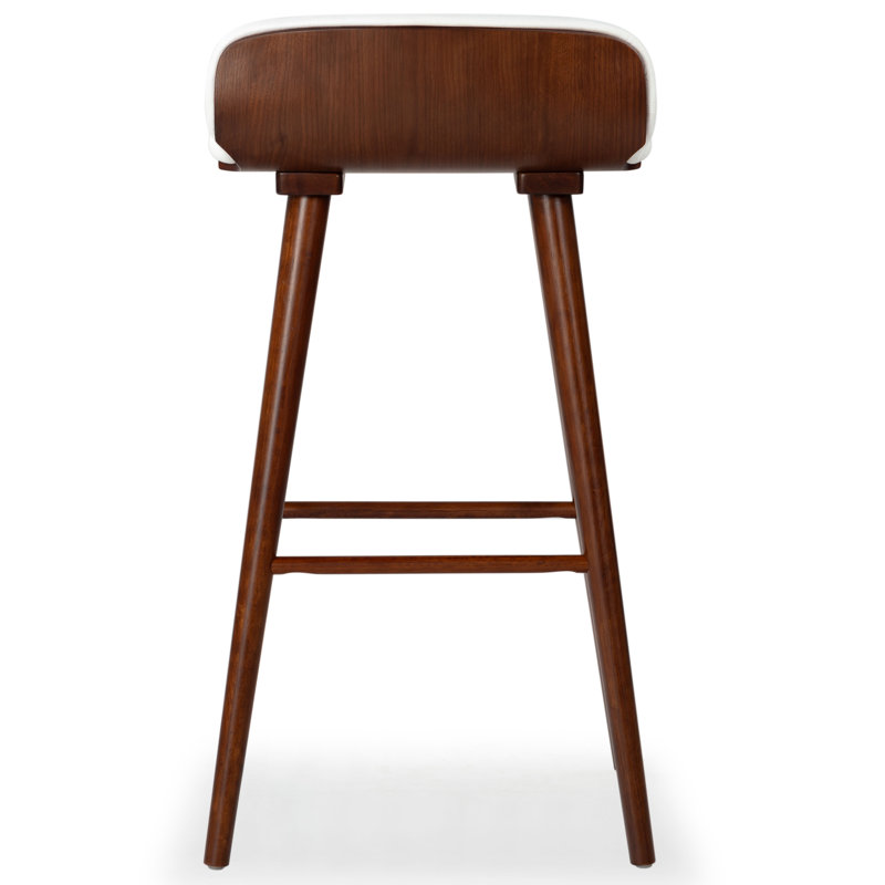Vanya Barstool, Short Stool - 28", White