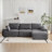 Customizable Modular Corduroy Sofa - Pet-friendly Memory Foam Couch, No-assembly Multi-space Seater