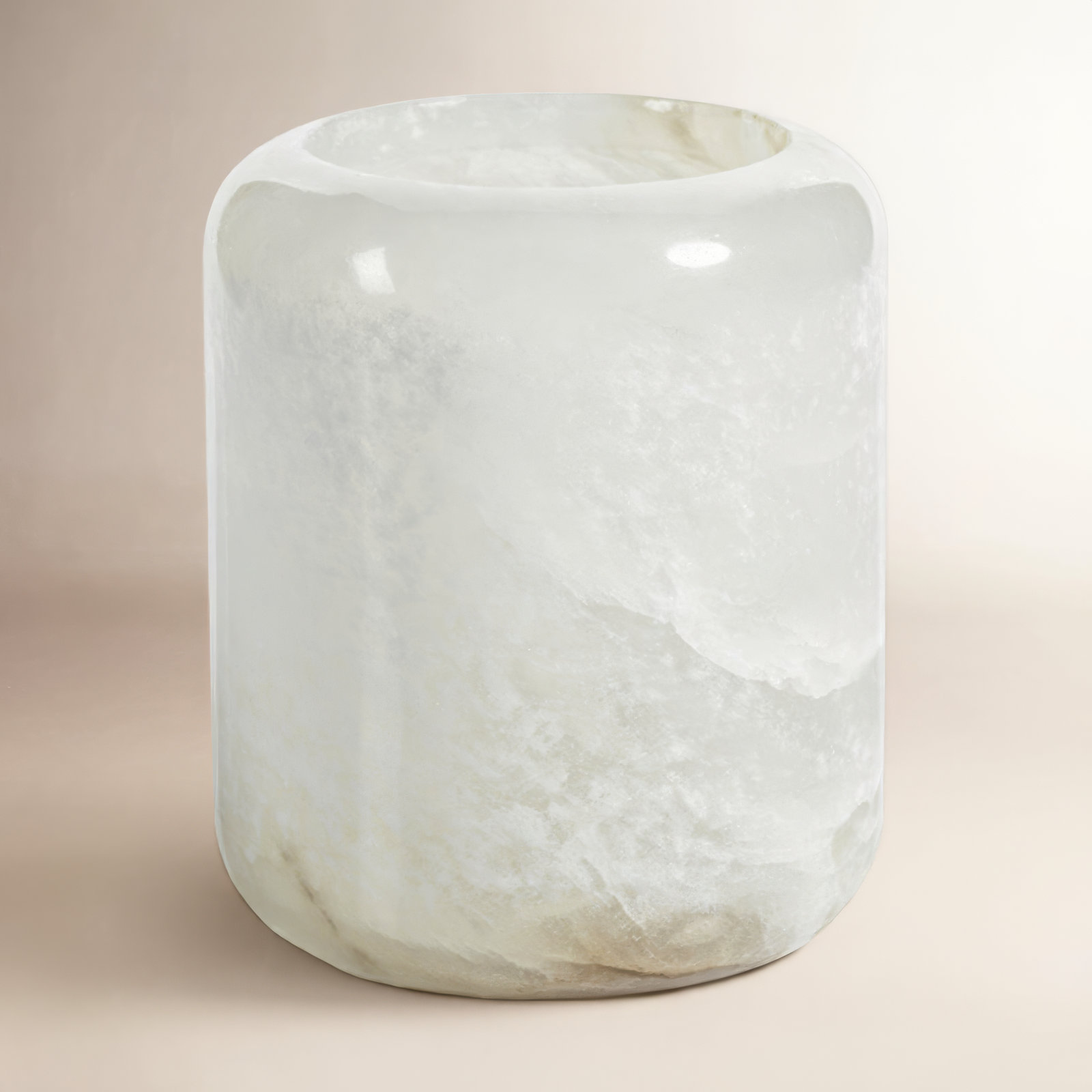 Petya Glass Votive Candle Holder, 6" H x 5" W x 5" D