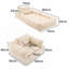 100cm Cream Corduroy Floor Sofa Bed with Washable Cover - No Assembly