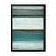 Teal and Brown Modern Art - Art mural moderne et contemporain sur toile-761299985-761299986
