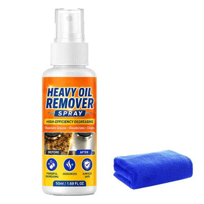 Bath Towels50ml Heavy Duty Kitchen Grease Cleaner Kit With Towel