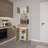 White 4-Door 1-Drawer Kitchen Storage Cabinet