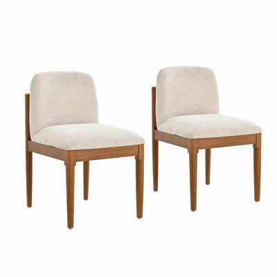 Modern dining chair,kitchen chair with woven rope backrest and solid wood legs, Dining Chairs for Home Bar/Restaurant and Dining Room,Set of 2