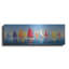 Art mural en métal luxueux «Flying Colors» par Sally Caldwell Fisher, art mural en métal, 48 po x 16 po-1861036171