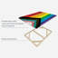 «Modern Pride Flag on Wood», reproduction sur toile-643342829