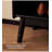 Modern Solid Rubberwood Shoe Cabinet in Black