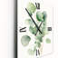 Blanc blanc vert minimalisme eucalyptus Essence V - Horloges murales très florales-328590779