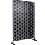 Clôture d'intimité H 76 po l 76 po - Métal, pour écran extérieur - Rouille-121609950