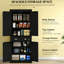 Garde-manger avec portes et tablettes, garde-manger, garde-manger autoportant
