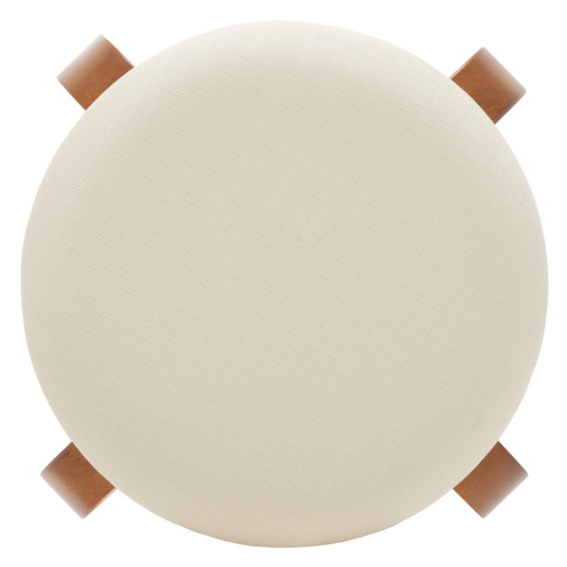 Navid Stackable Accent Stool, Walnut