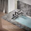 Hint Single-Handle Deck-Mount Bath Faucet With Handshower-1321653490