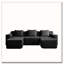 Canapé modulaire à 3 places en forme de U sans os, canapé modulaire Cloud avec assise profonde, canapé modulaire moderne à 3 places avec coussins décoratifs et 2 repose-pieds mobiles-698830538-698830541-698830544