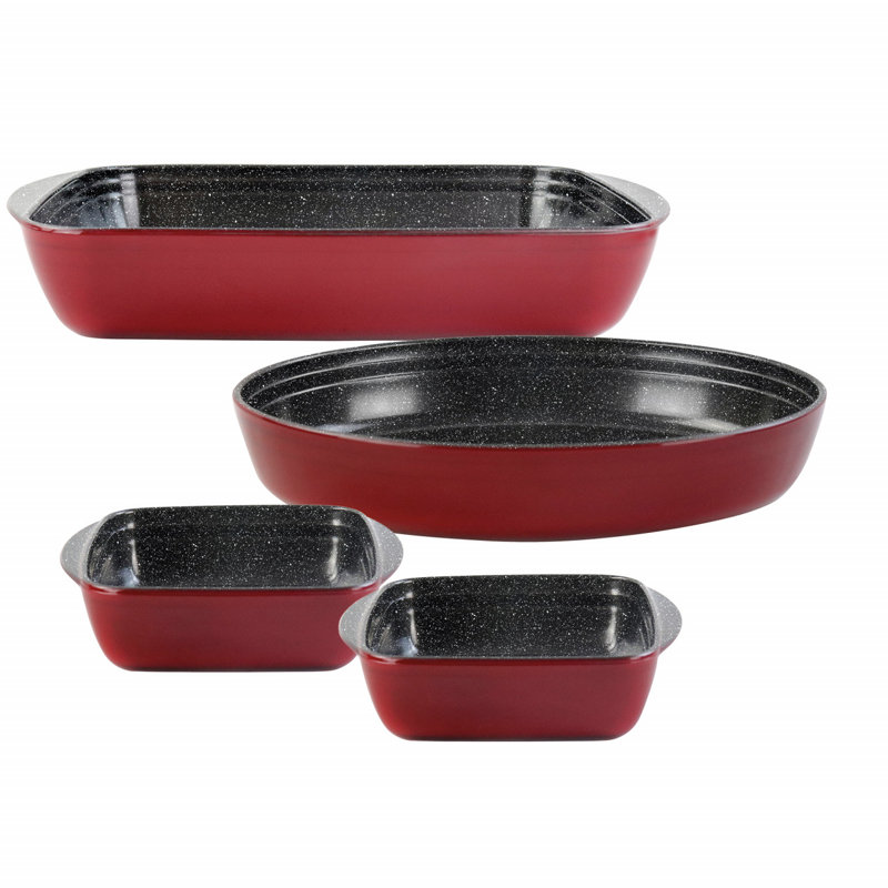 Stoneline Glass 4 Piece Baker Bakeware Set