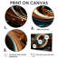 Or turquoise harmonie ornementale - spirales abstraites, impression d'art mural-2087297261-2087297251