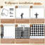 Papier peint adhésif noir et blanc Houndstooth-1866983860