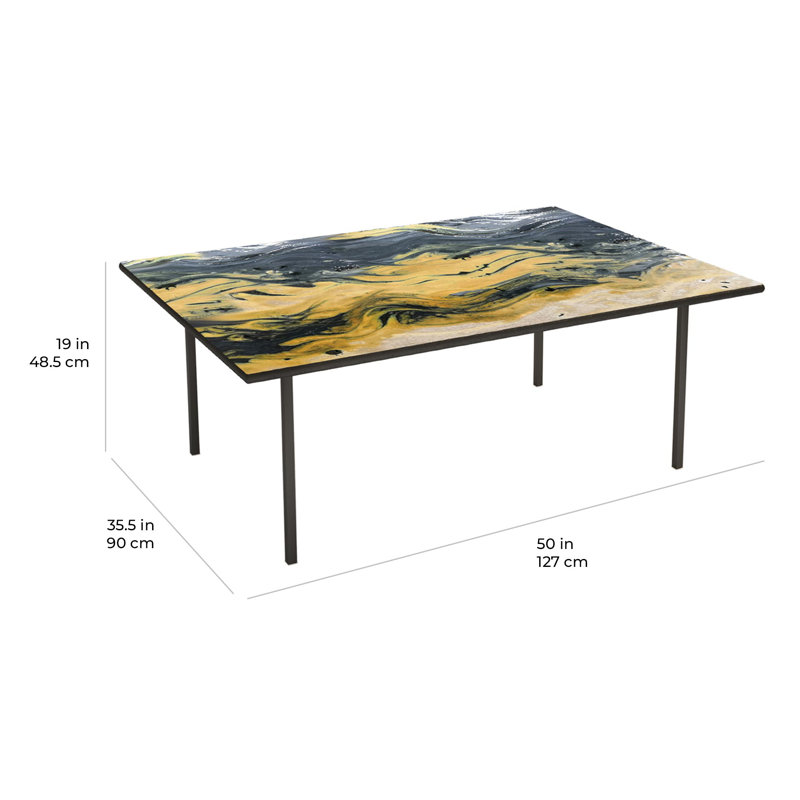Etna Outdoor Coffee Table, Sahara Gold