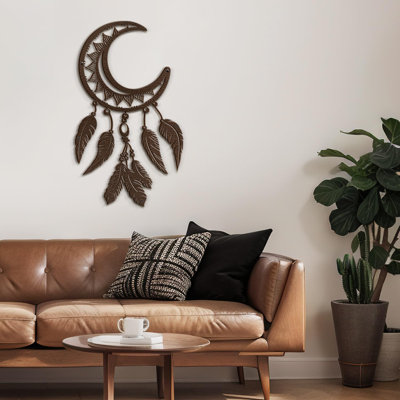 Décoration murale en métal Nordic Moon Phases
