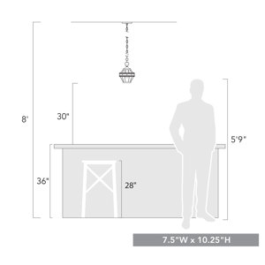 Kelly Clarkson Home Tenor 1 - Light Single Pendant & Reviews | Wayfair