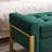 Drewes 66'' W Velvet Upholstered Storage Bench for Bedroom End of Bed King Size with Button-Tufted and Metal Gold Legs-45669443