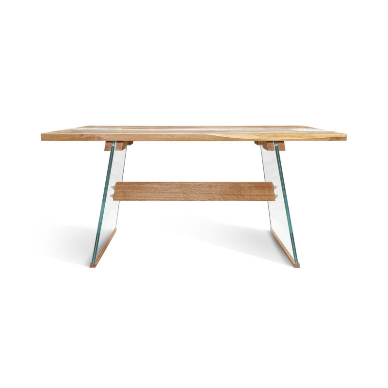 McCurtain Oak Solid Wood Top Dining Table
