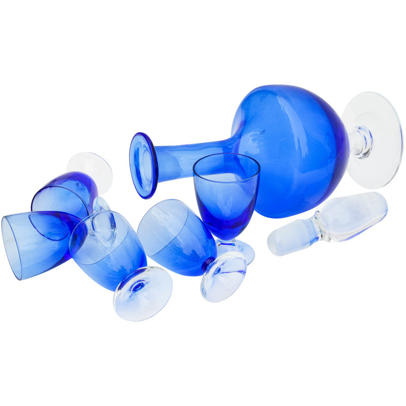 6 - Piece Glass Beverage Server Set