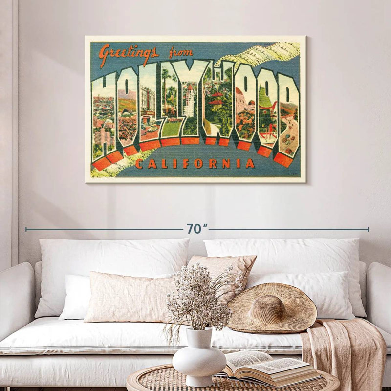 Greetings From Hollywood, H 30 po x l 45 po
