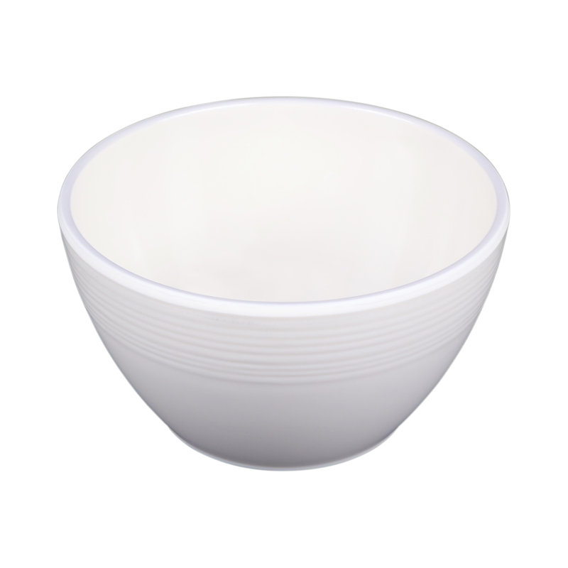Maya 4.75" Melamine Round Bowl, Cream