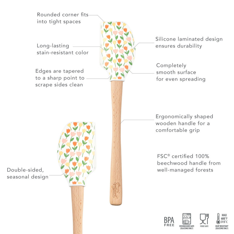 Tovolo Spatulart® Tulip Garden Spatula