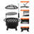 VORTEXTOVE 29.9'' W Portable Charcoal Grill