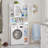 Over The Toilet Storage Cabinet With Acrylic Doors-1453974654