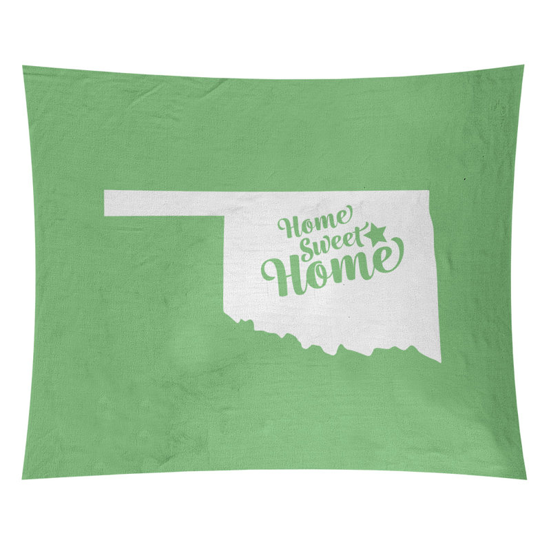 Tapisserie Sweet Home Tulsa, H 68 po x l 80 po, Vert
