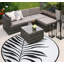 Round Hyginos Floral 200cm X 200cm Area Rug