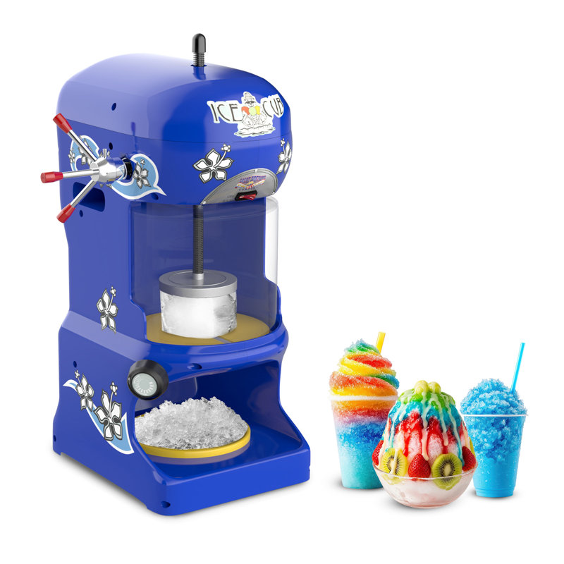 Machine à glace pilée - rasoir à glace électrique de 360 lb / heure et machine à cône de neige de 250 W avec pales en acier inoxydable de 1725 tr / min