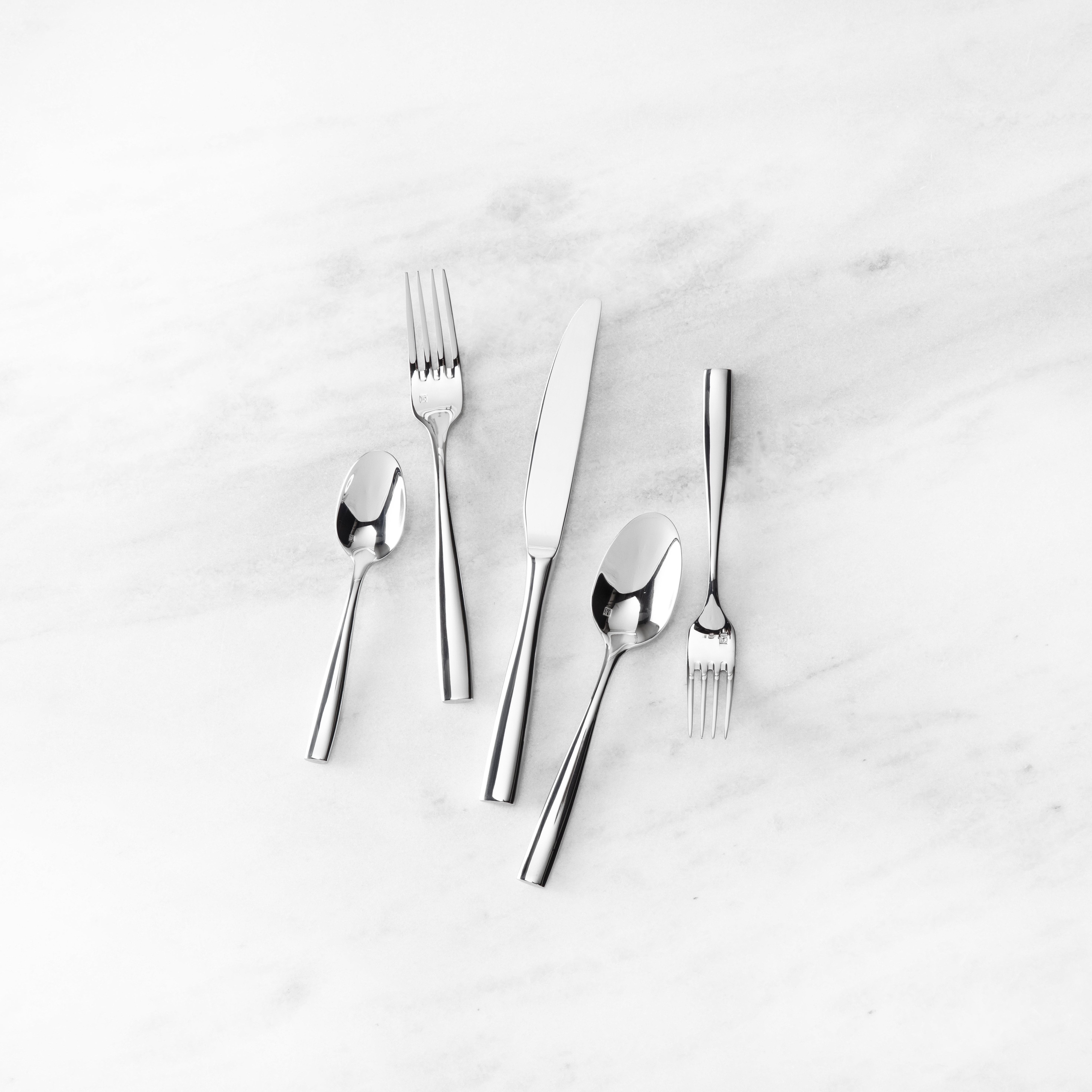 Fortessa Lucca 20 Piece Stainless Steel Flatware Set, Service for 4 ...