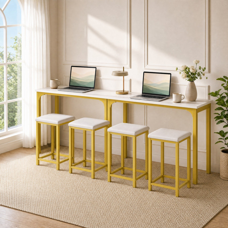 Ensemble de table Flexington, Blanc