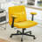 Ergonomic Criss Cross Armrest Office Chair with Wheels – Linen Upholstery & Adjustable Features-1530248228