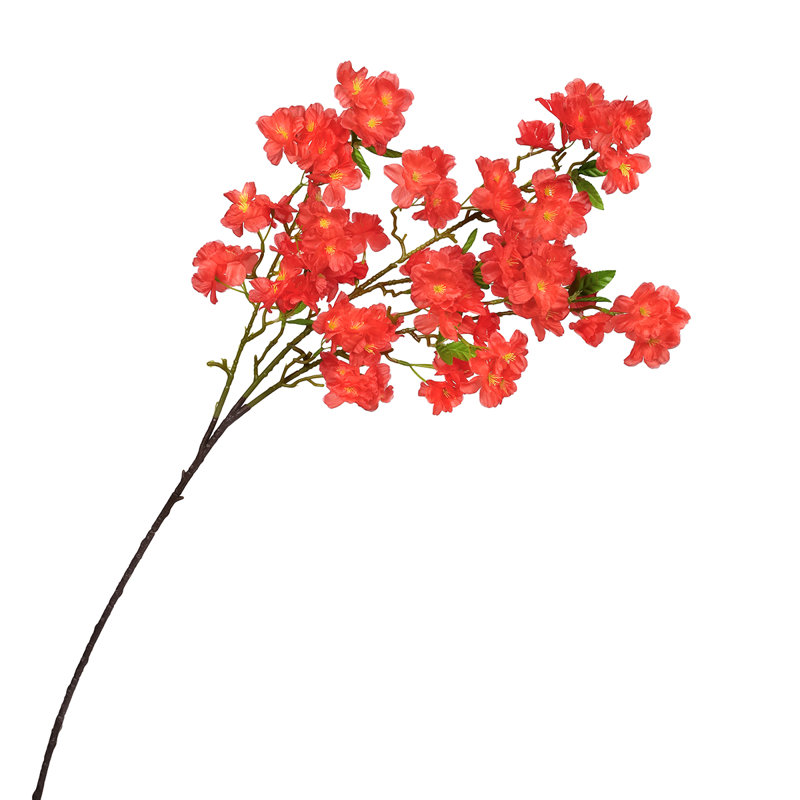Tige de fleur de cerisier artificielle Coso, Rouge
