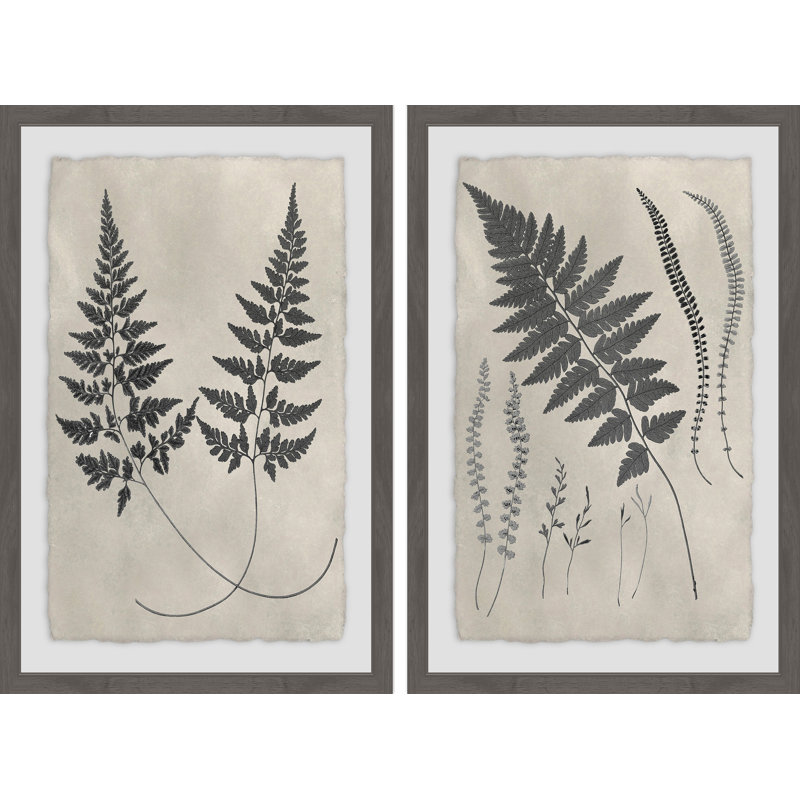 « rétro diptych, étude d’art », ensemble de 2 reproductions d’impressions encadrées, H 24 po x l 16 po x L 1,5 po