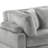 Gray Corduroy Upholstered Modern Corner Wedge With Wood Frame And Comfortable Medium-firm Seat, Cushion Back, No Arms, Perfect For Relaxing In Your Living Area Structure, Seating Experience, Armless