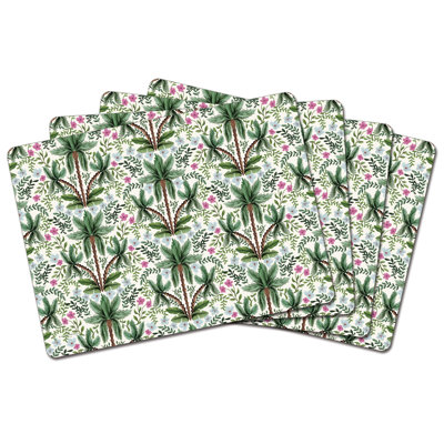 Ensemble de 4 napperons décoratifs Hot Tropics