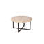 Table basse en bois octogonale rétro avec patchwork de 30 pouces en bois