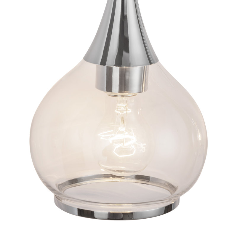 Éclairage pour meuble-lavabo Marsi, Chrome, 2, Verre transparent