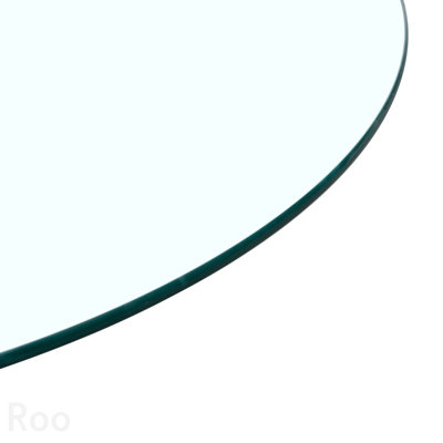 Plateau en verre trempé - rond de 23,6 po, épaisseur de 3/10 po