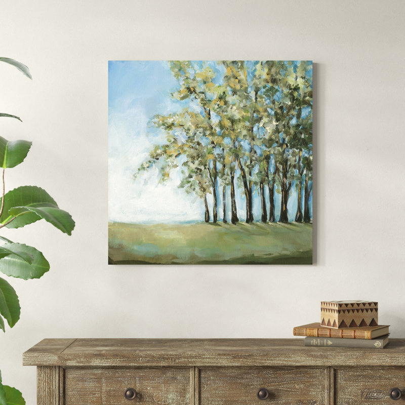 Arbre en été, H 30 po x l 30 po x P 1,25 po