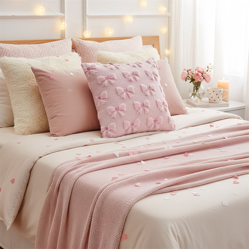 Ensemble de 2 housses de coussin, Pink