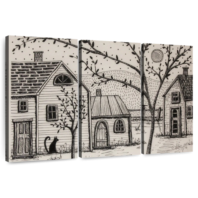 Alvord Country Cottages, 20" H x 33" W