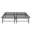 Base de lit pour lit double en métal noir-1468059906