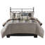Ensemble de housse de couette à motif de chevrons de six articles Ridge-23509394-52732079